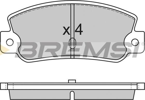 Bremsi BP2212 - Bremžu uzliku kompl., Disku bremzes ps1.lv