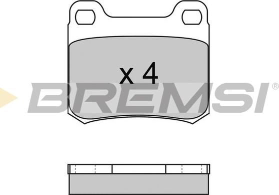 Bremsi BP2227 - Bremžu uzliku kompl., Disku bremzes ps1.lv