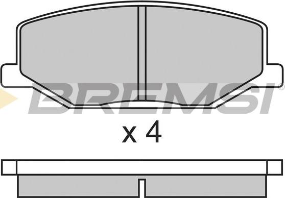 Bremsi BP2278 - Bremžu uzliku kompl., Disku bremzes ps1.lv