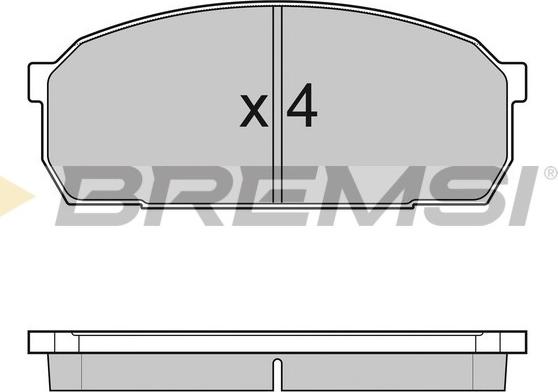 Bremsi BP2756 - Bremžu uzliku kompl., Disku bremzes ps1.lv