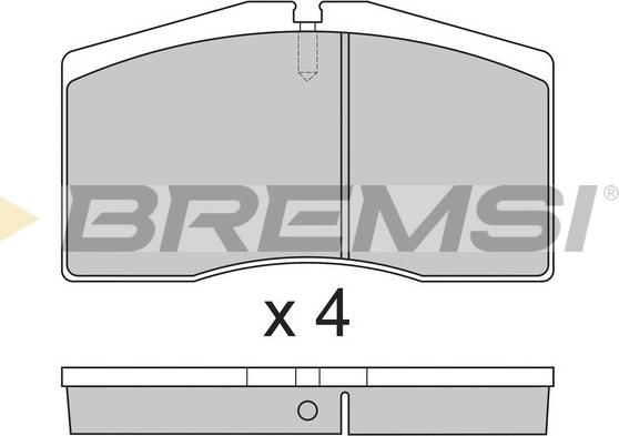 Bremsi BP2766 - Bremžu uzliku kompl., Disku bremzes ps1.lv