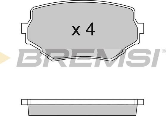 Bremsi BP2713 - Bremžu uzliku kompl., Disku bremzes ps1.lv