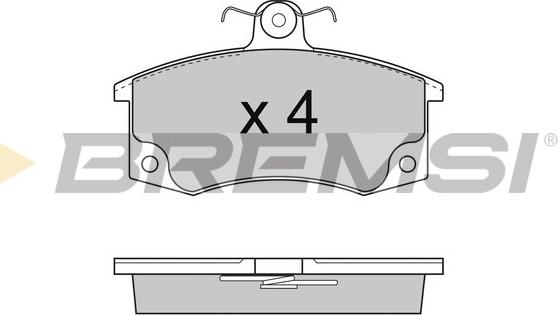 Bremsi BP2735 - Bremžu uzliku kompl., Disku bremzes ps1.lv