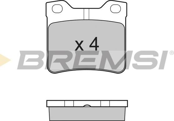 Bremsi BP2728 - Bremžu uzliku kompl., Disku bremzes ps1.lv