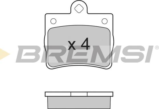 Bremsi BP2771 - Bremžu uzliku kompl., Disku bremzes ps1.lv