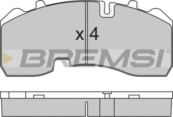 Bremsi BP7315 - Bremžu uzliku kompl., Disku bremzes ps1.lv