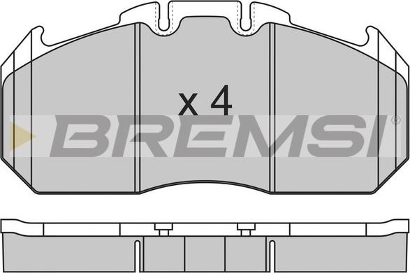 Bremsi BP7310 - Bremžu uzliku kompl., Disku bremzes ps1.lv