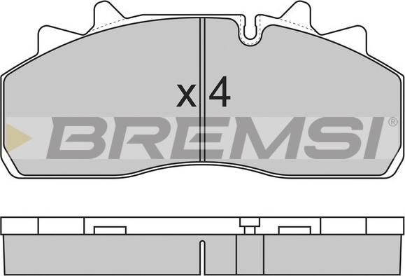 Bremsi BP7318 - Bremžu uzliku kompl., Disku bremzes ps1.lv