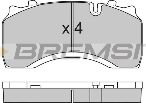 Bremsi BP7313 - Bremžu uzliku kompl., Disku bremzes ps1.lv