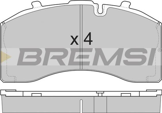 Bremsi BP7330 - Bremžu uzliku kompl., Disku bremzes ps1.lv