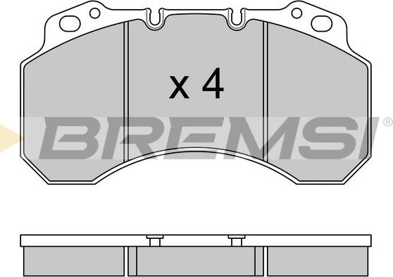 Bremsi BP7331 - Bremžu uzliku kompl., Disku bremzes ps1.lv