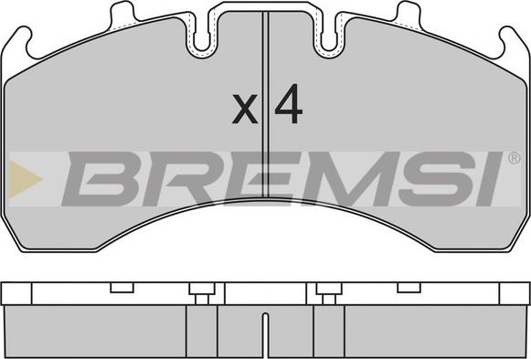 Bremsi BP7323 - Bremžu uzliku kompl., Disku bremzes ps1.lv