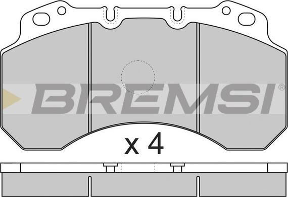 Bremsi BP7299 - Bremžu uzliku kompl., Disku bremzes ps1.lv