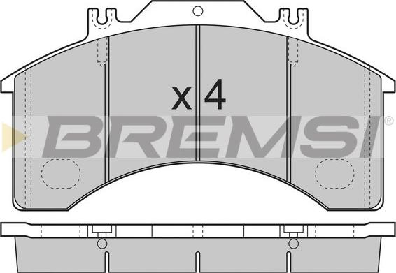 Bremsi BP7251 - Bremžu uzliku kompl., Disku bremzes ps1.lv