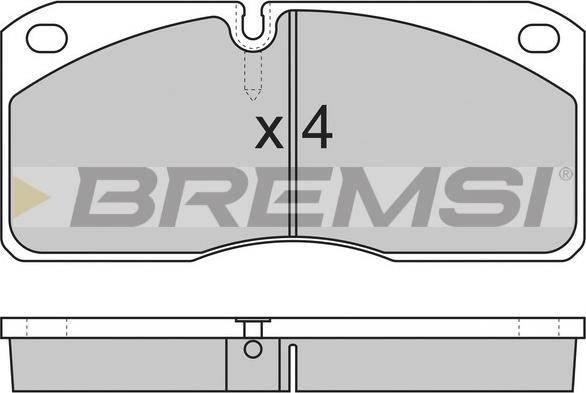 Bremsi BP7258 - Bremžu uzliku kompl., Disku bremzes ps1.lv