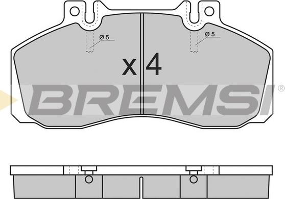 Bremsi BP7289 - Bremžu uzliku kompl., Disku bremzes ps1.lv