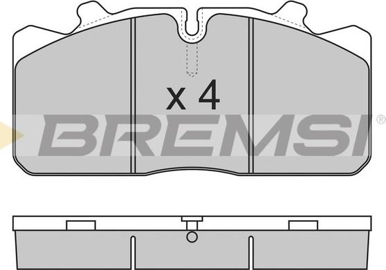 Bremsi BP7285 - Bremžu uzliku kompl., Disku bremzes ps1.lv