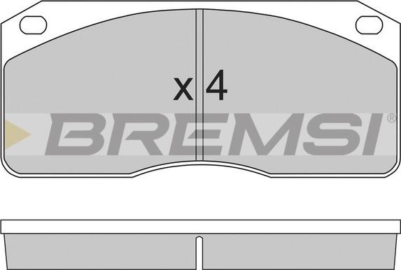 Bremsi BP7238 - Bremžu uzliku kompl., Disku bremzes ps1.lv