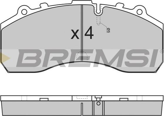 Bremsi BP7278 - Bremžu uzliku kompl., Disku bremzes ps1.lv