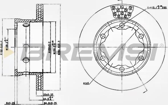 Bremsi CD5191V - Bremžu diski ps1.lv