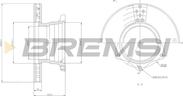 Bremsi CD5164V - Bremžu diski ps1.lv