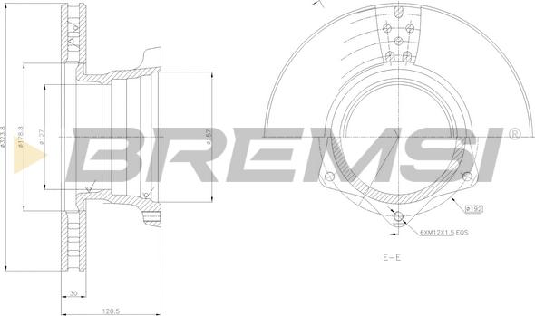 Bremsi CD5165V - Bremžu diski ps1.lv