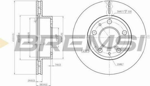 Bremsi CD6768V - Bremžu diski ps1.lv