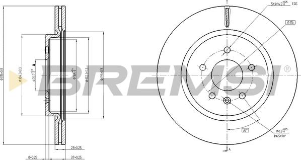 Bremsi CD8188V - Bremžu diski ps1.lv