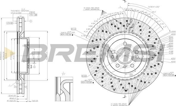 Bremsi CD8202V - Bremžu diski ps1.lv