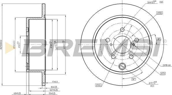 Bremsi CD8211S - Bremžu diski ps1.lv