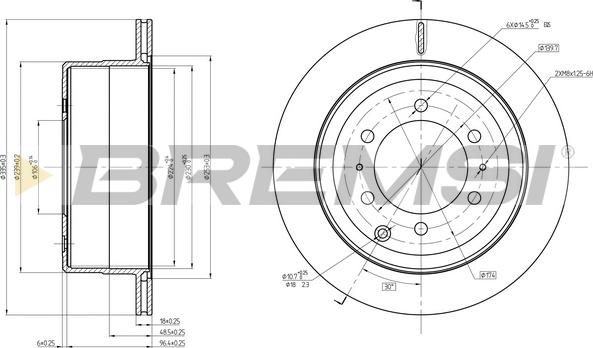 Bremsi CD8212V - Bremžu diski ps1.lv