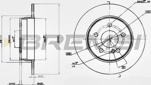 Bremsi CD7689S - Bremžu diski ps1.lv