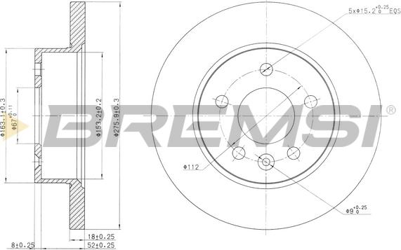 Bremsi CD7674S - Bremžu diski ps1.lv