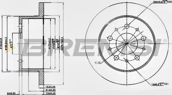 Bremsi CD7144S - Bremžu diski ps1.lv