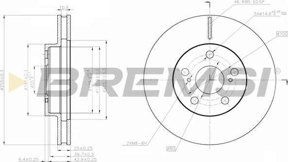 Bremsi CD7882V - Bremžu diski ps1.lv