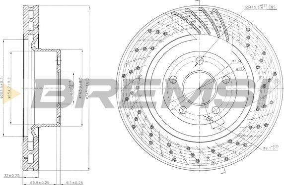 Bremsi CD7248V - Bremžu diski ps1.lv