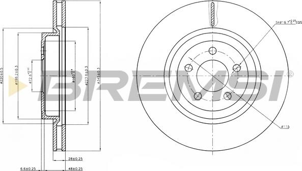 Bremsi CD7765V - Bremžu diski ps1.lv