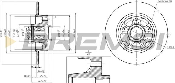 Bremsi CD7730S - Bremžu diski ps1.lv