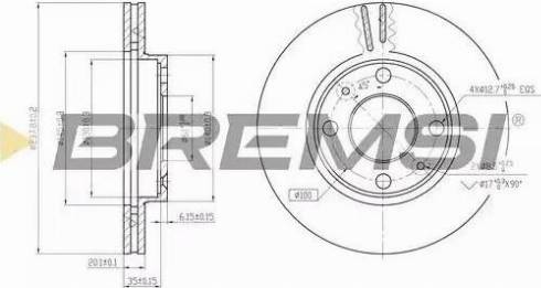 Bremsi DBA158V - Bremžu diski ps1.lv