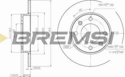 Bremsi DBB178S - Bremžu diski ps1.lv