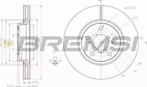 Bremsi DBB756V - Bremžu diski ps1.lv