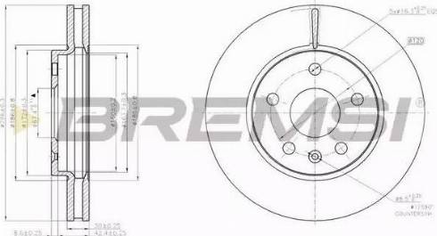 Bremsi DBB721V - Bremžu diski ps1.lv