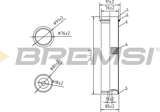 Bremsi FA2186 - Gaisa filtrs ps1.lv