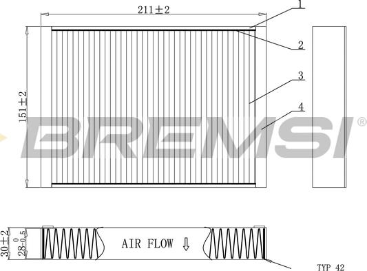 Bremsi FC0907 - Filtrs, Salona telpas gaiss ps1.lv