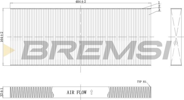 Bremsi FC0984 - Filtrs, Salona telpas gaiss ps1.lv