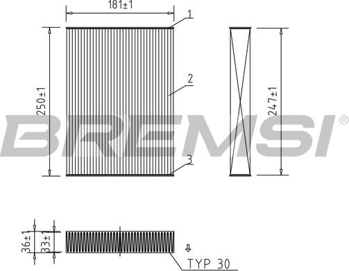 Bremsi FC0927 - Filtrs, Salona telpas gaiss ps1.lv