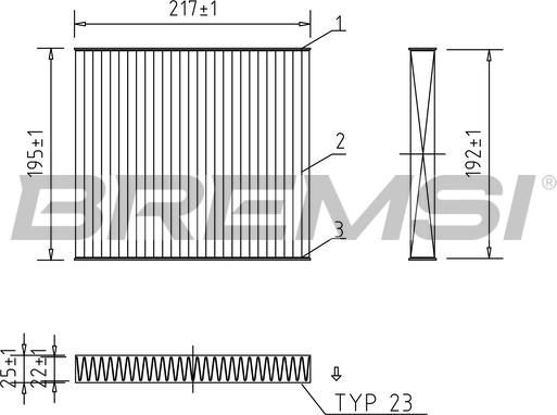 Bremsi FC0441A - Filtrs, Salona telpas gaiss ps1.lv