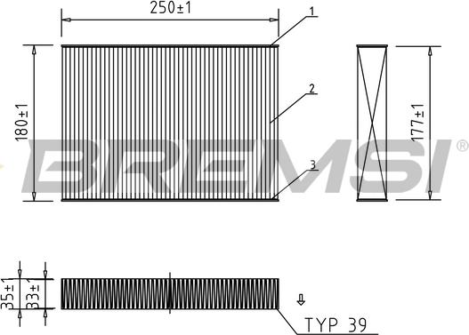 Bremsi FC0457 - Filtrs, Salona telpas gaiss ps1.lv