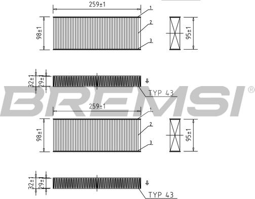 Bremsi FC0464 - Filtrs, Salona telpas gaiss ps1.lv