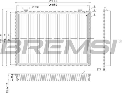 Bremsi FC0466C - Filtrs, Salona telpas gaiss ps1.lv